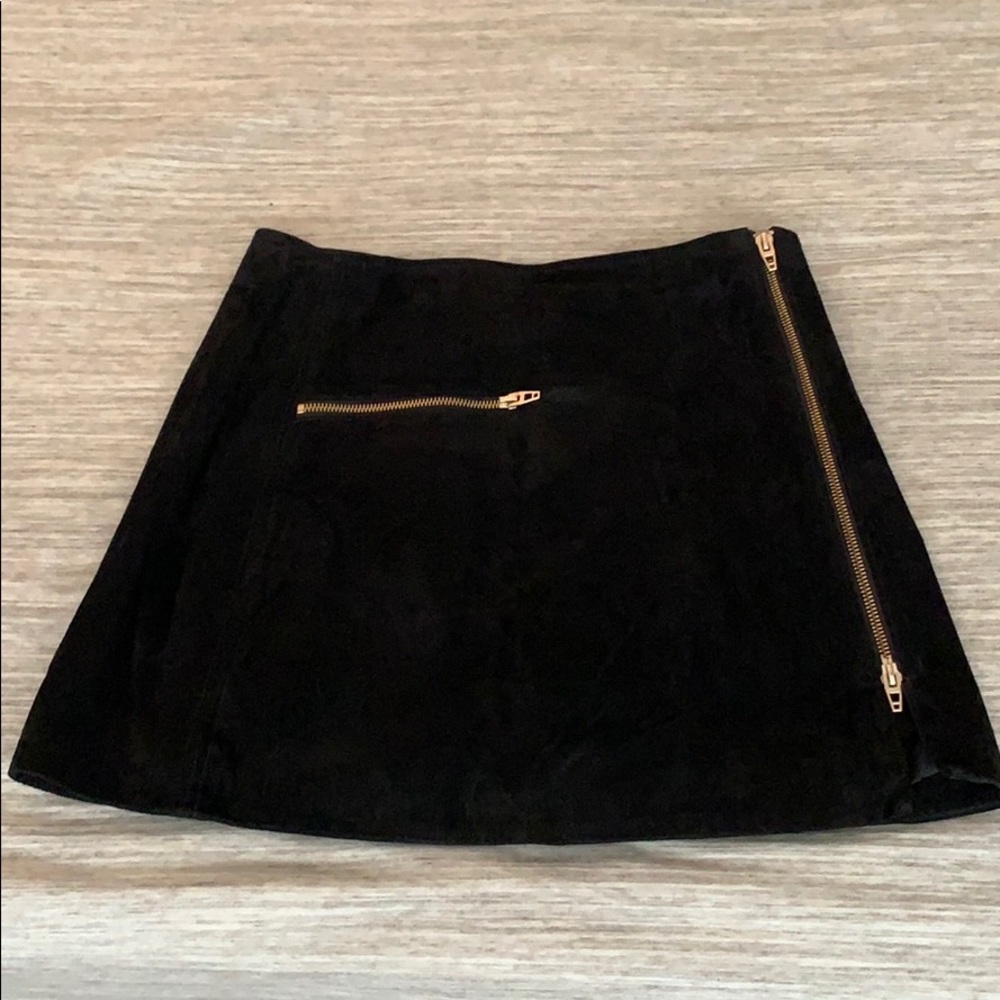 BLANKNYC black suede skirt NWOT